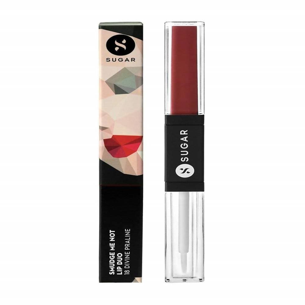 Sugar Smudge Me Not Lip Duo - Divine Praline (Dusty Burgundy) | Grocsy