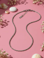 NVR Women German Silver Oxidised Chain | Grocsy
