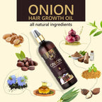 Old Tree Pure & Natural Onion Hair Oil | Grocsy