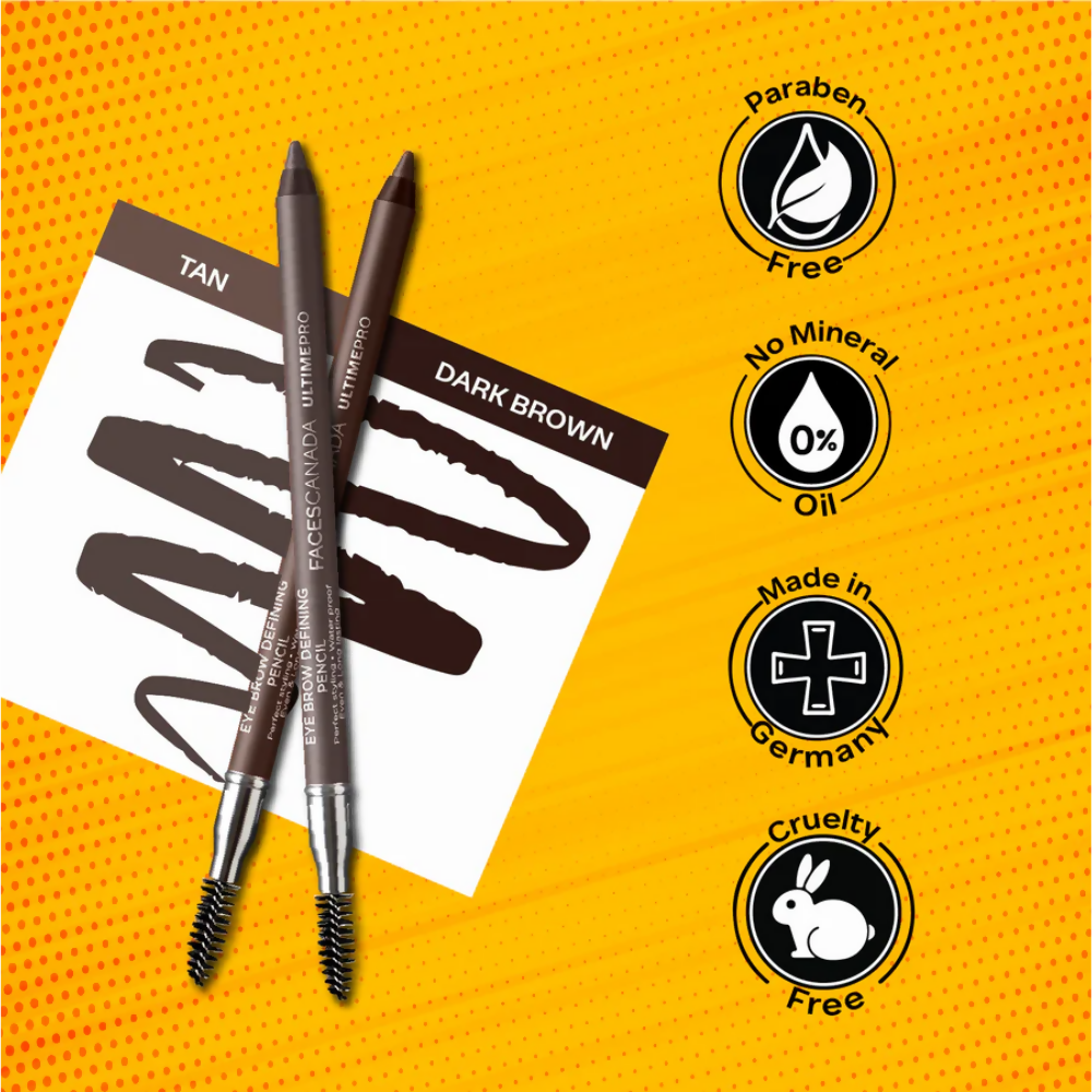 Faces Canada Ultime Pro Brow Defining Pencil - Deep Tan 01 | Grocsy