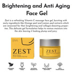 Enn Zest Brightening And Anti Aging Face Gel | Grocsy