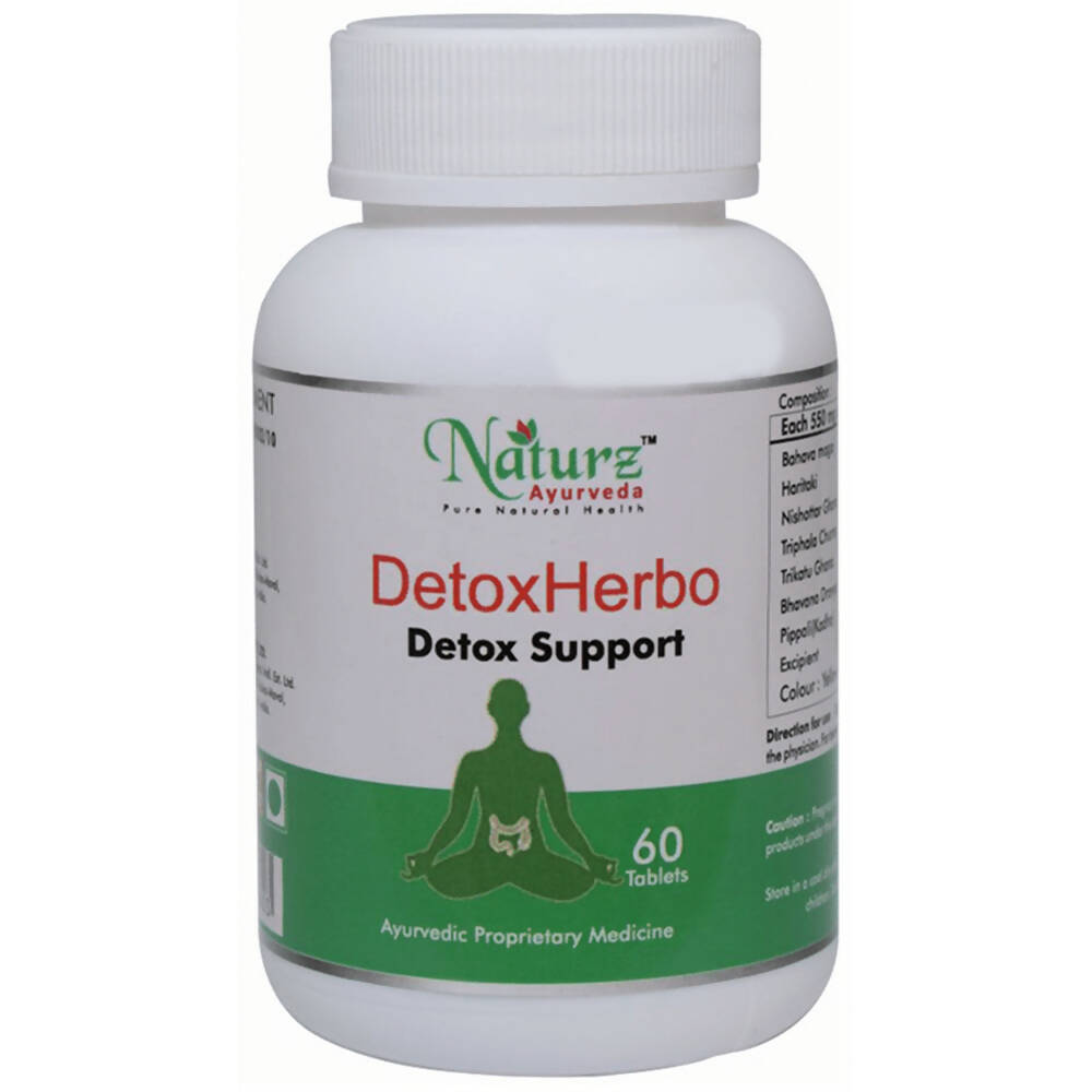 Naturz Ayurveda Detox Herbo Tablets | Grocsy