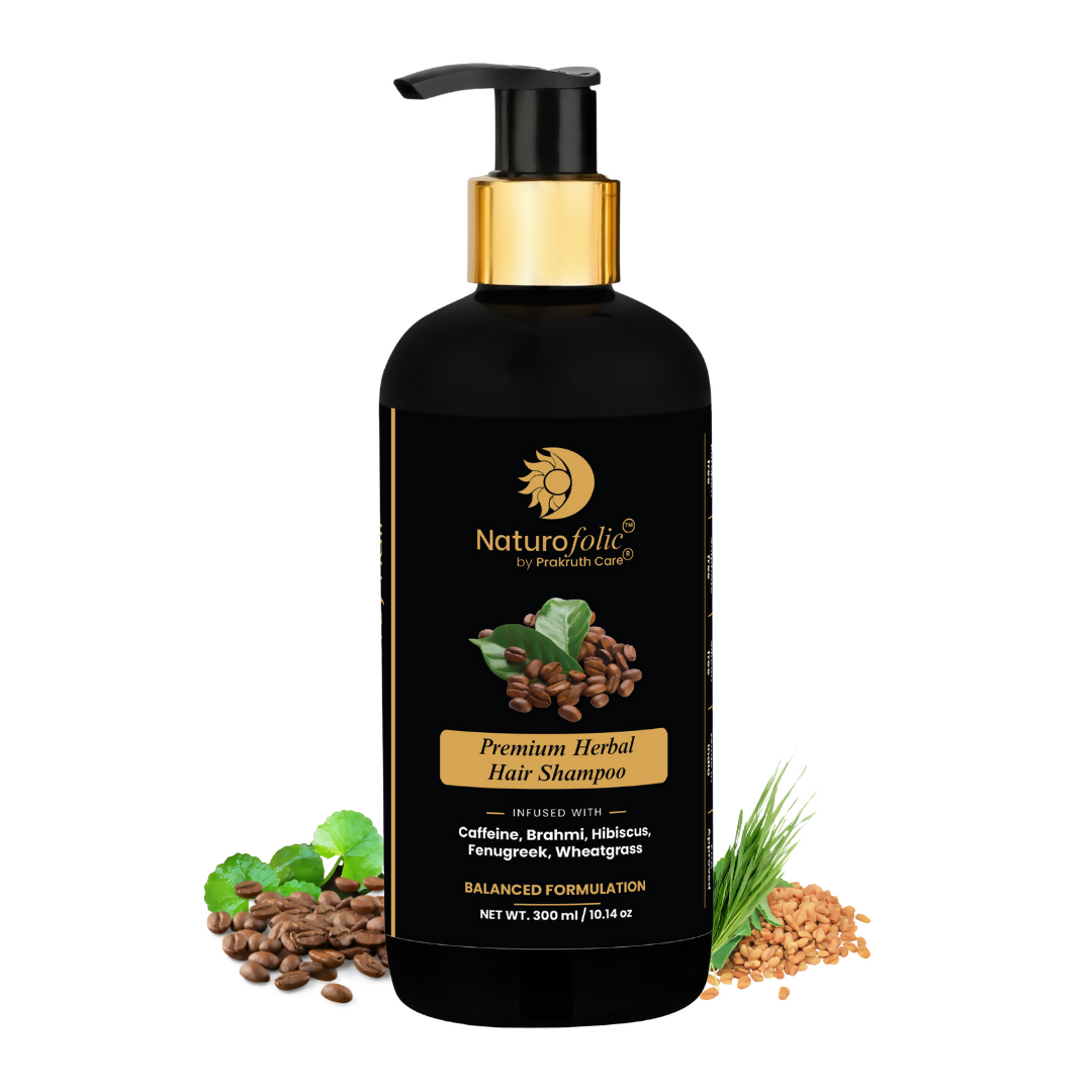 Prakruth Care Premium Herbal Intense Caffeine Shampoo | Grocsy