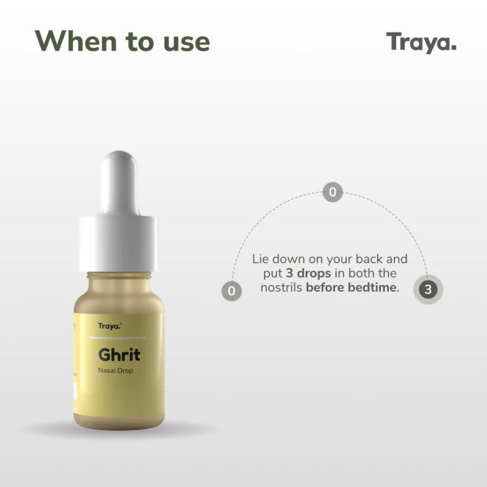 Traya Ghrit Nasal Drops | Grocsy
