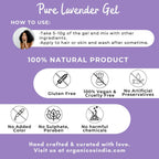 Organicos Pure Lavender Face Gel | Grocsy