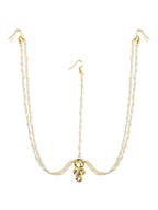 Gold-Polished Kundan Head Jewellery - Ruby Raang | Grocsy