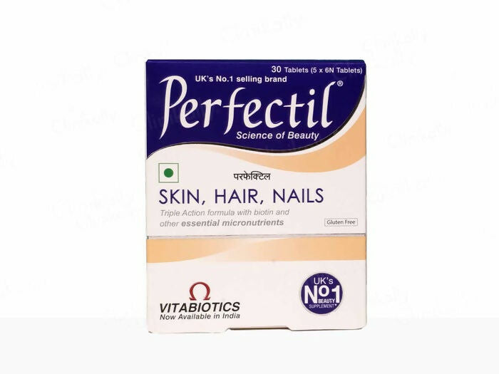 Perfectil Skin Hair Nail Supplement Tablets | Grocsy