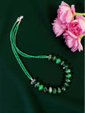 Joban Fashion Women Green Onyx Necklace, Green | Grocsy