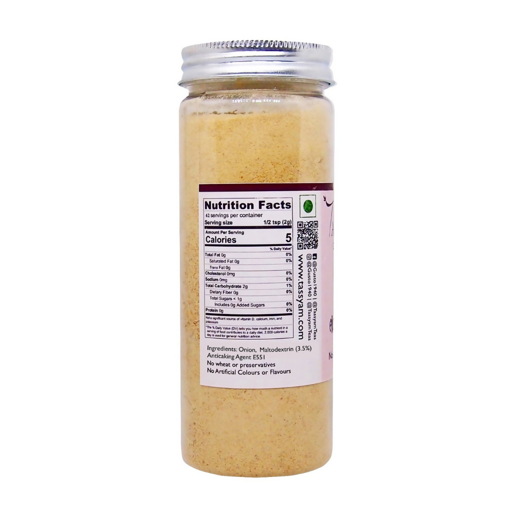 Tassyam Organics Strong Onion Powder | Grocsy