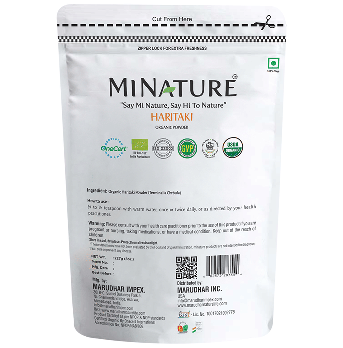 Minature Haritaki Organic Powder | Grocsy