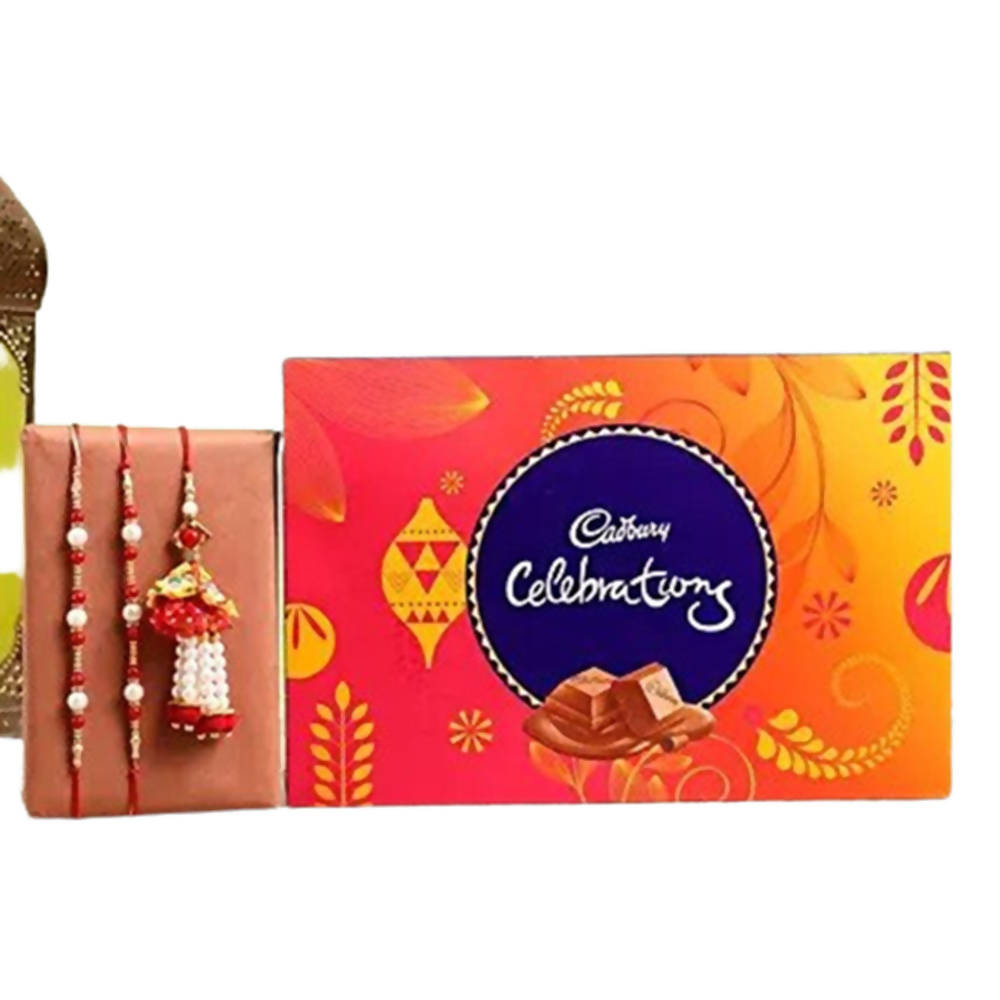 Pearl & Lumba Rakhis With Celebrations | Grocsy