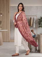 Teeya Creation Women White Embroidered Kurta Pant Set With Dupatta | Grocsy