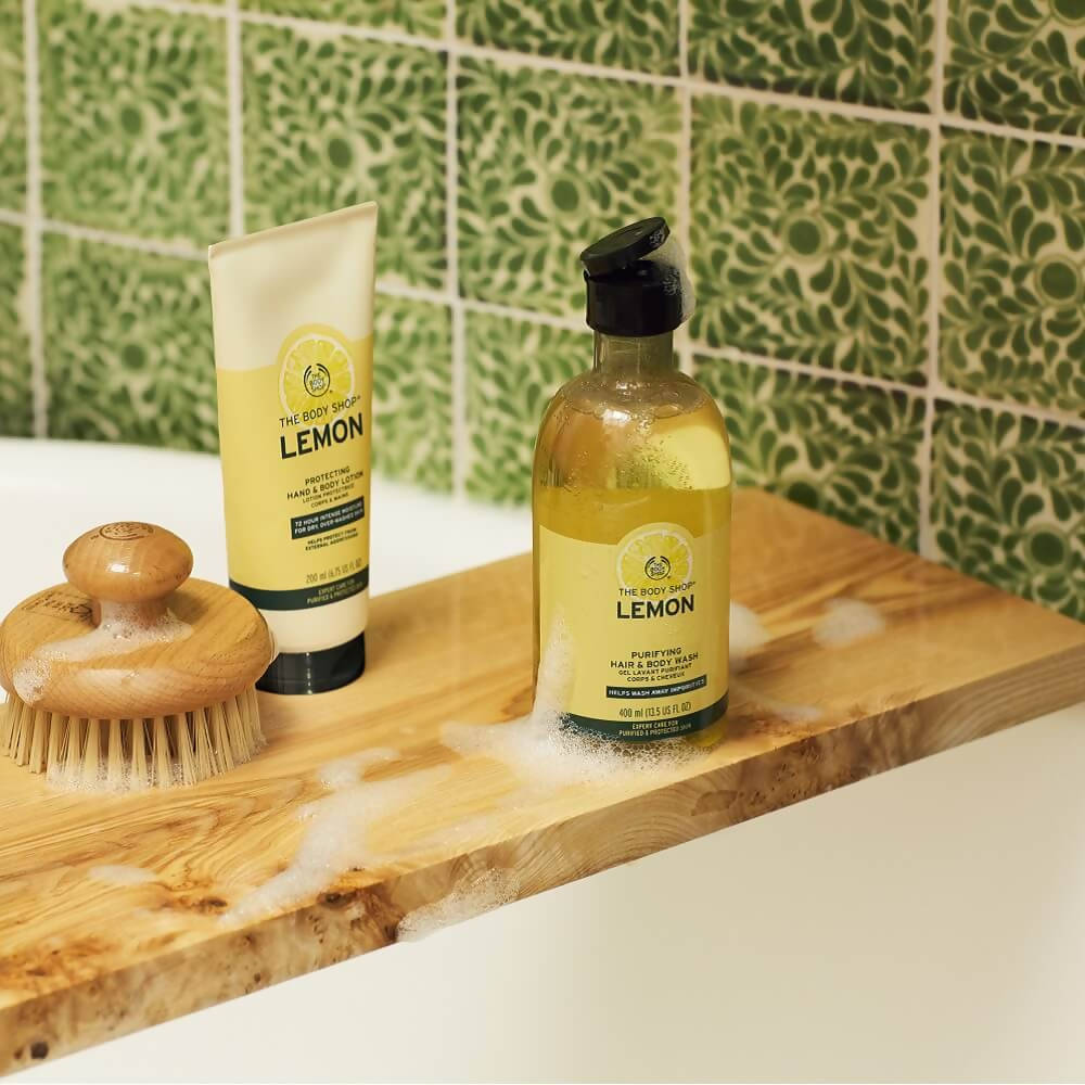 The Body Shop Lemon Purifying Hair & Body Wash | Grocsy