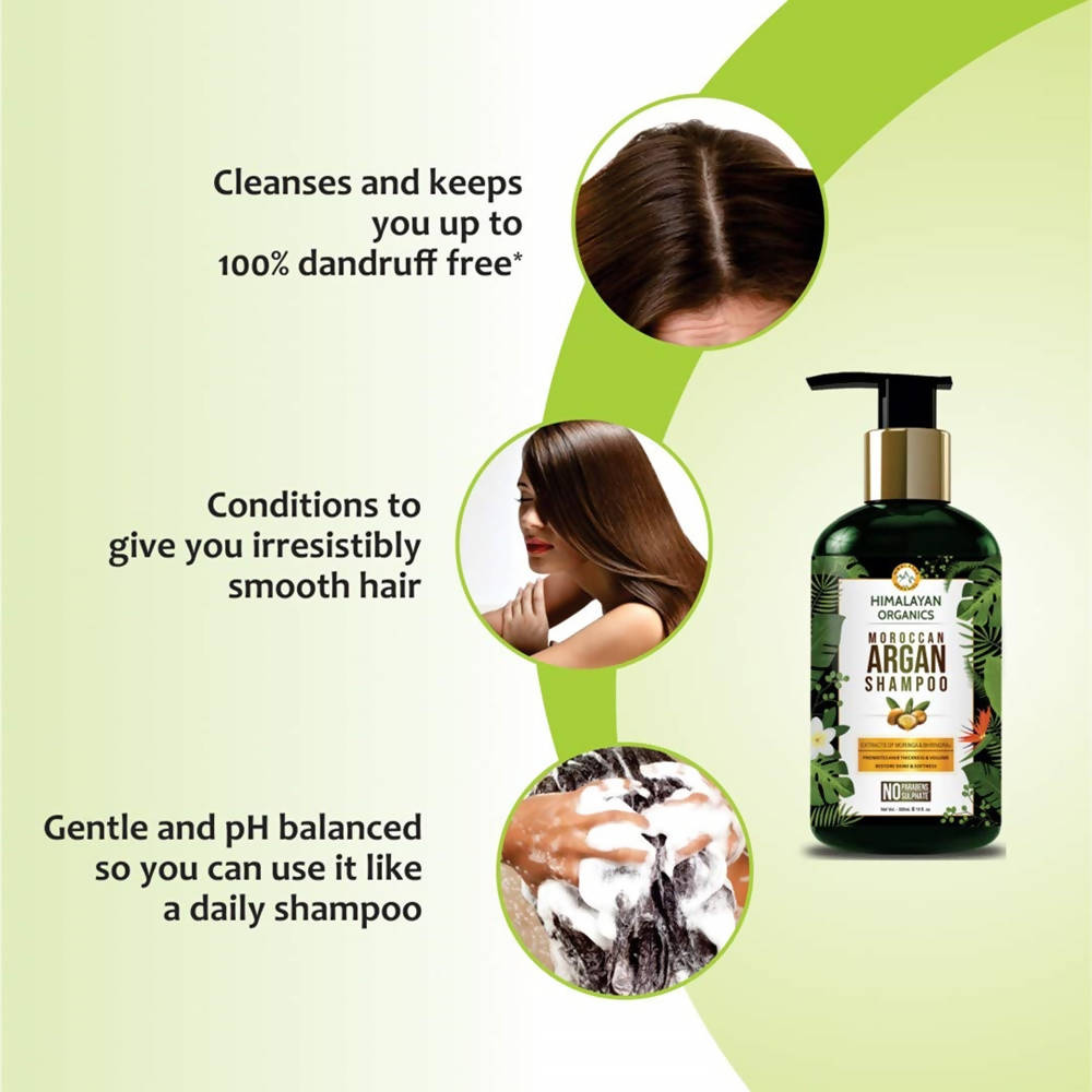 Himalayan Organics Moroccan Argan Shampoo | Grocsy