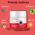 Dermistry Anti Aging Intense Day Cream Sun Block & Instant Intense Face Mask | Grocsy