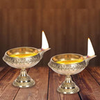 Puja N Pujari Kubera Akhand Deepam Diya Pair Of 2 | Grocsy
