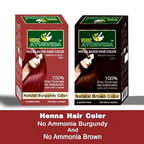 VedicAyurveda No Ammonia Burgundy & No Ammonia Dark Brown Hair Color | Grocsy