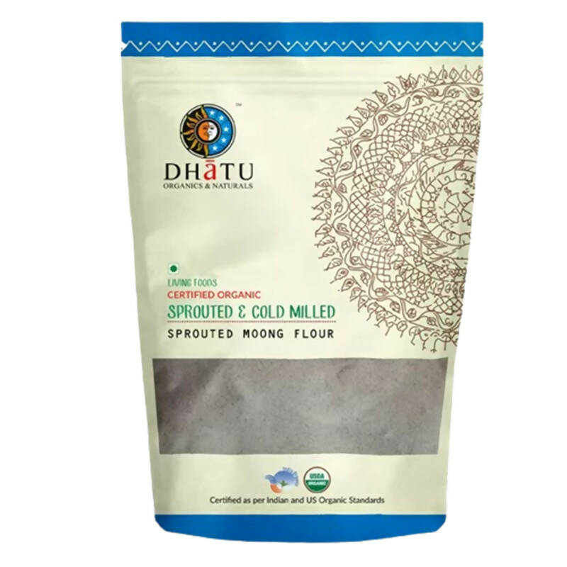Dhatu Organics & Naturals Sprouted Moong Flour | Grocsy