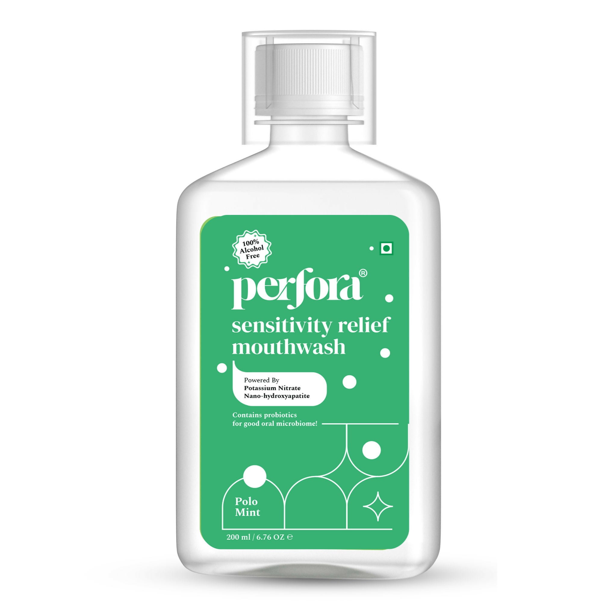 Perfora Sensitivity Relief Mouthwash - Polo Mint | Grocsy