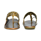 Stepsoft Men’S Brown Kolhapuri Slippers – Traditional Leather Party Footwear | Grocsy