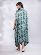 BohoJazz Signature Modal Silk Floral Kaftan | Grocsy
