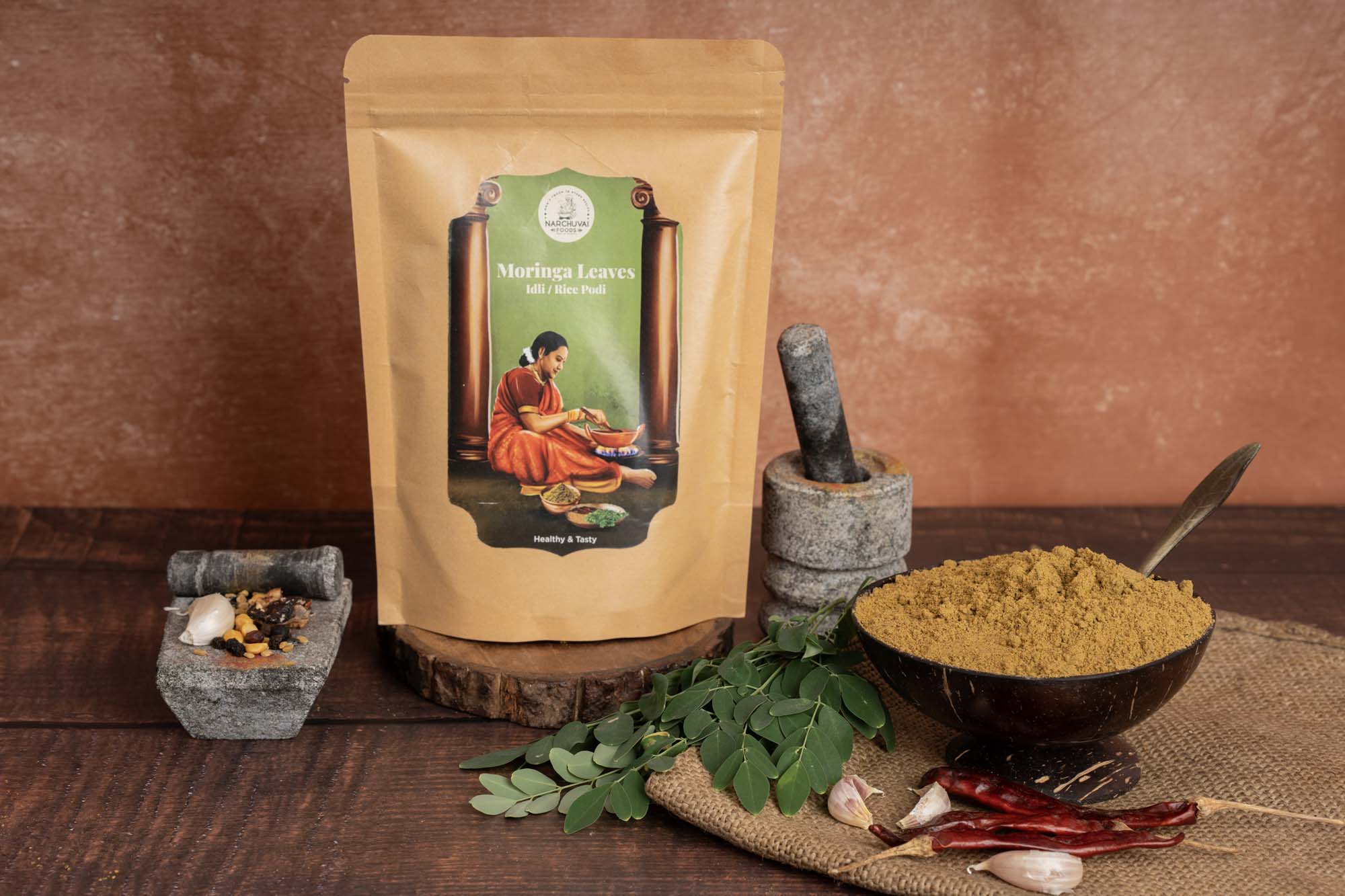 Narchuvai Foods Moringa Leaves Idly Podi | Grocsy