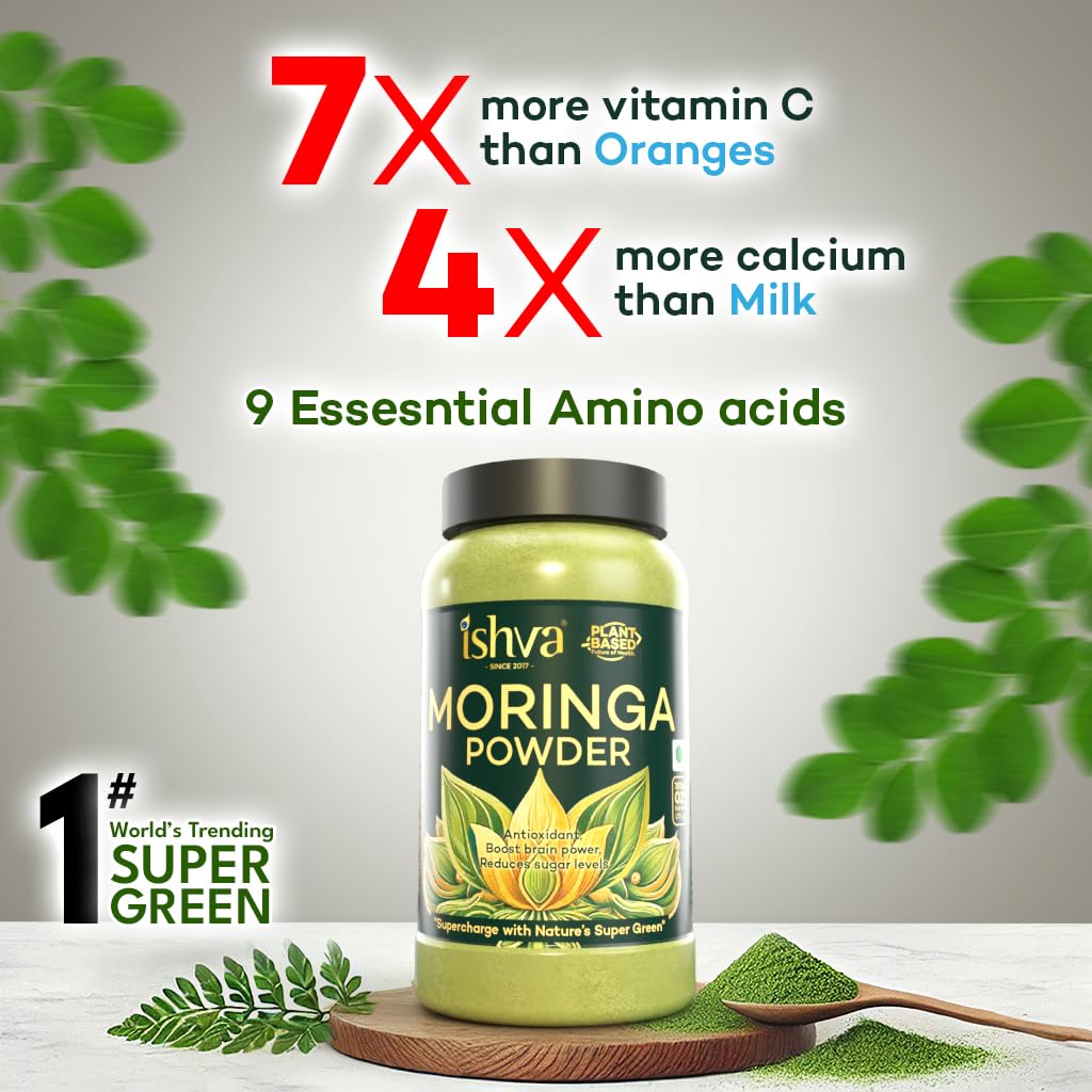 Ishva Moringa Powder | Grocsy