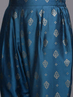 Ahalyaa Women's Traditional wear Kurta Set - Blue | Grocsy