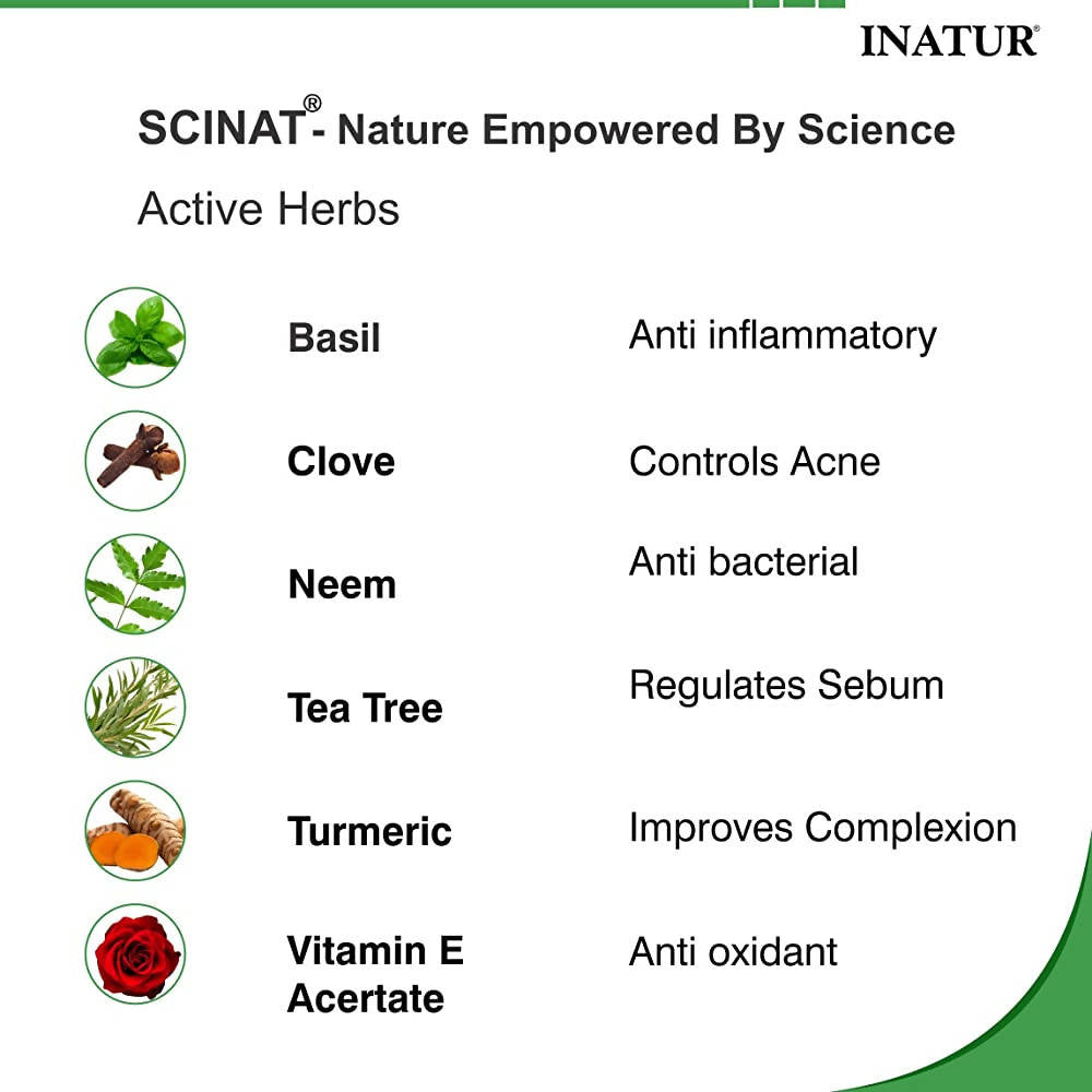 Inatur Oil Control Face Wash | Grocsy