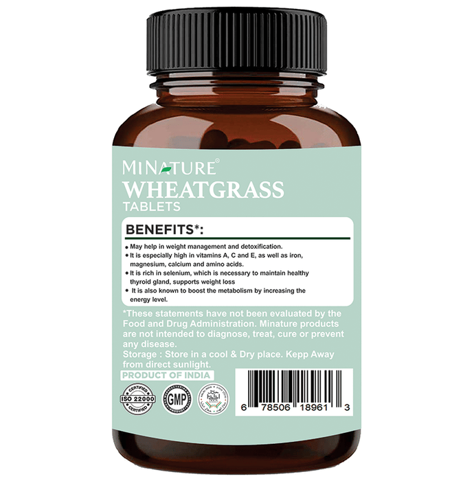 Minature Wheatgrass Tablets | Grocsy