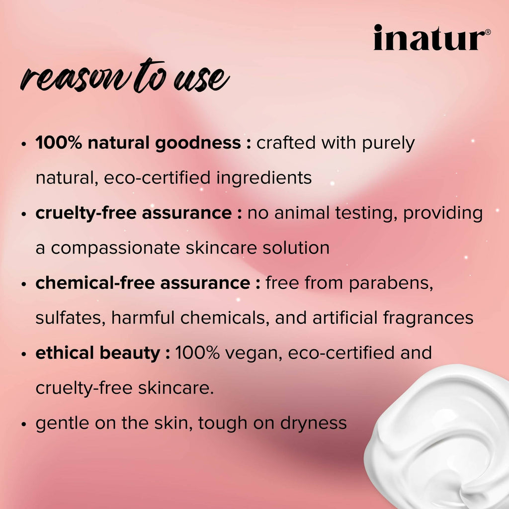 Inatur Rose and Geranium Lotion | Grocsy