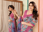 Partywear Designer Pink Kota Doriya Fancy Saree - Dyuti | Grocsy