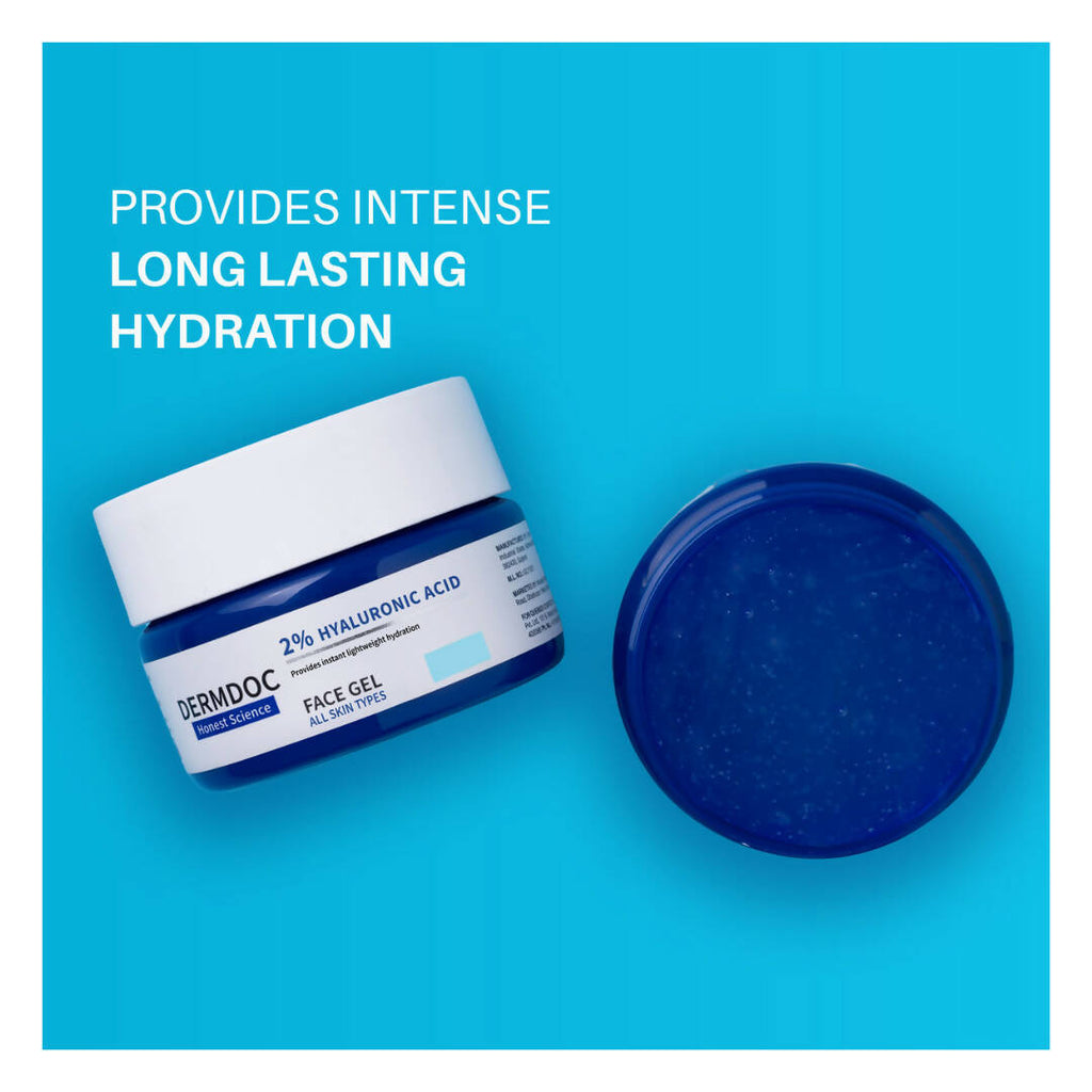 Dermdoc 2% Hyaluronic Acid Face Gel | Grocsy