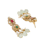 Nuyug 18K Gold Plated Divine Gold Tone Beaded Necklace Set | Grocsy