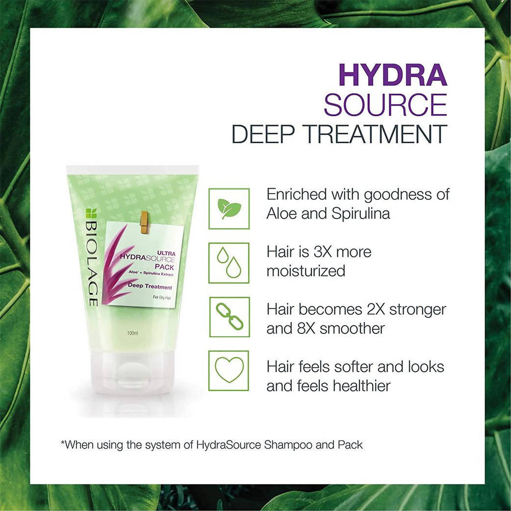 Matrix Biolage Ultra HydraSource Deep Treatment Pack for Dry Hair | Grocsy