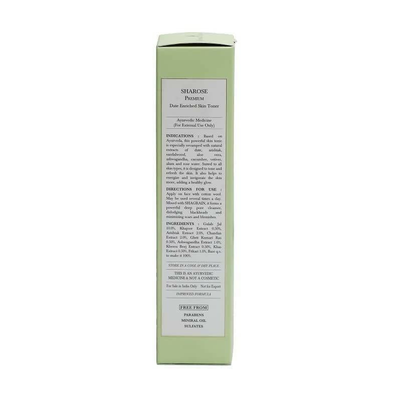 Shahnaz Husain Sharose Premium Date Enriched Skin Toner | Grocsy