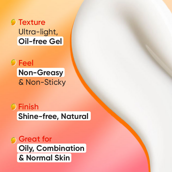 Dot & Key Mango Detan Oil-Free Sunscreen Gel SPF 50+ PA+++ | Grocsy