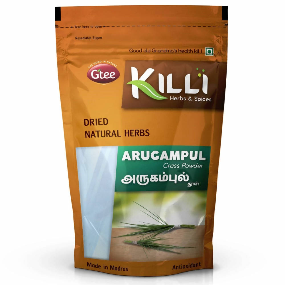 Killi Herbs Arugampul Grass Powder (Bermuda) | Grocsy