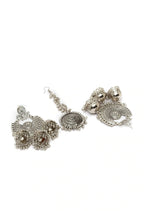 Mominos Fashion Johar Kamal Beautiful Jhumkas With Maang Tikka Earrings