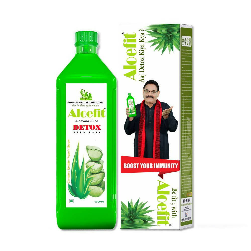 Pharma Science Aloe Vera Juice With Pulp Bottle | Grocsy