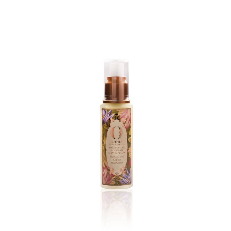 Ohria Ayurveda Turmeric & Saffron Moisturiser (Paimanjal & Kesar Day Lotion) | Grocsy