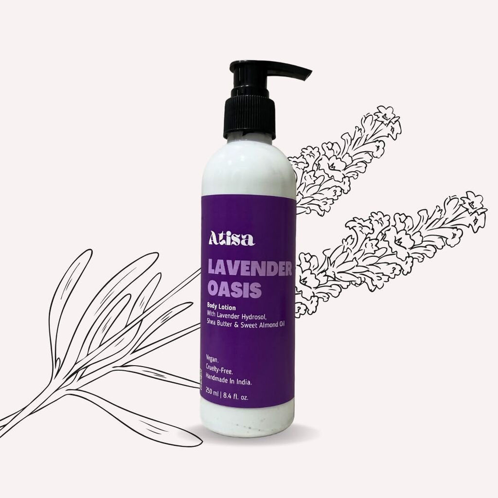 Atisa Lavender Oasis Body Lotion | Grocsy