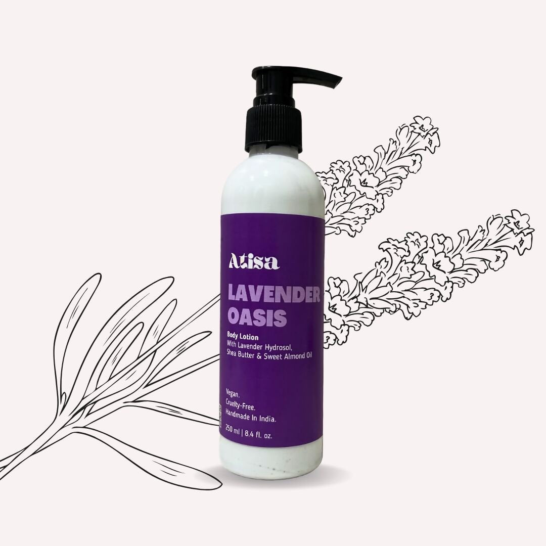 Atisa Lavender Oasis Body Lotion | Grocsy