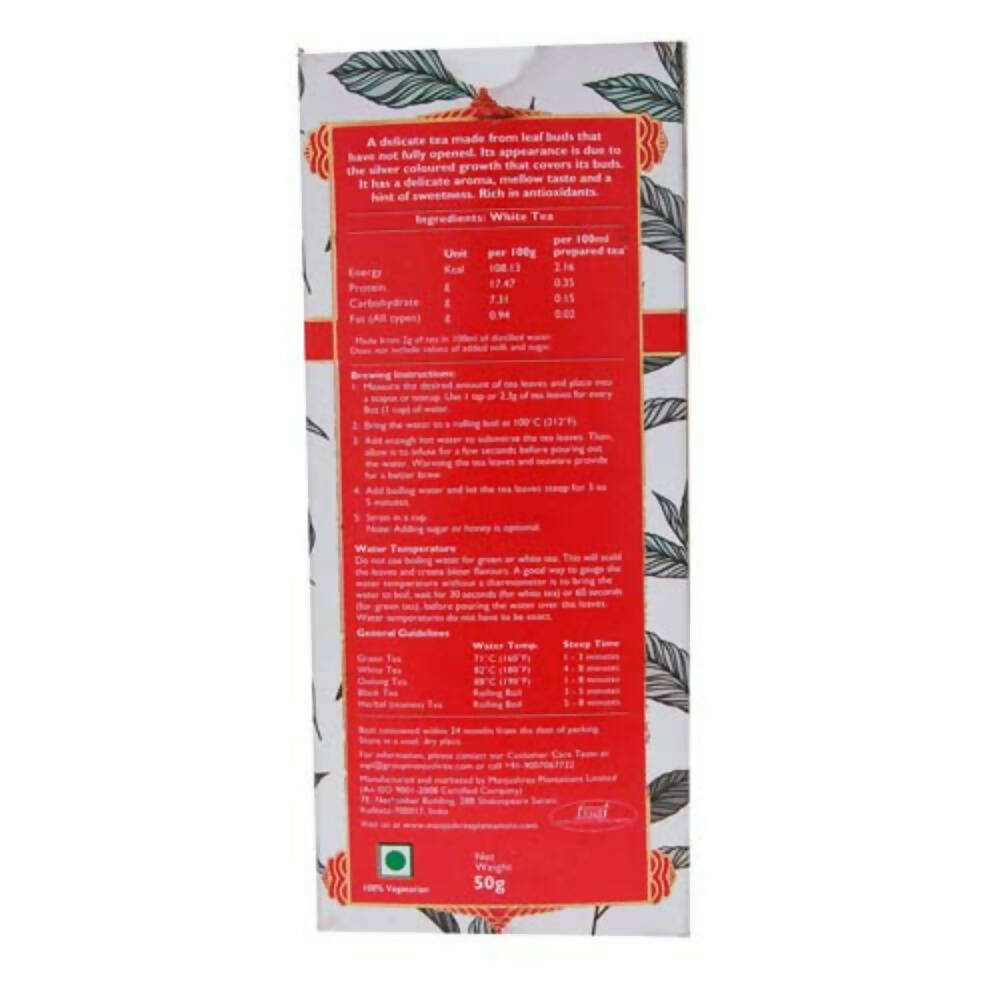 Manjushree Silver Needle White Tea | Grocsy