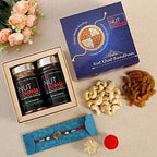 Evil Eye Rakhi & Dry Fruits Jars | Grocsy