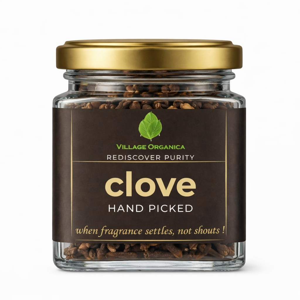 Village-Organica Clove (Laung) Whole – Handpicked | Grocsy