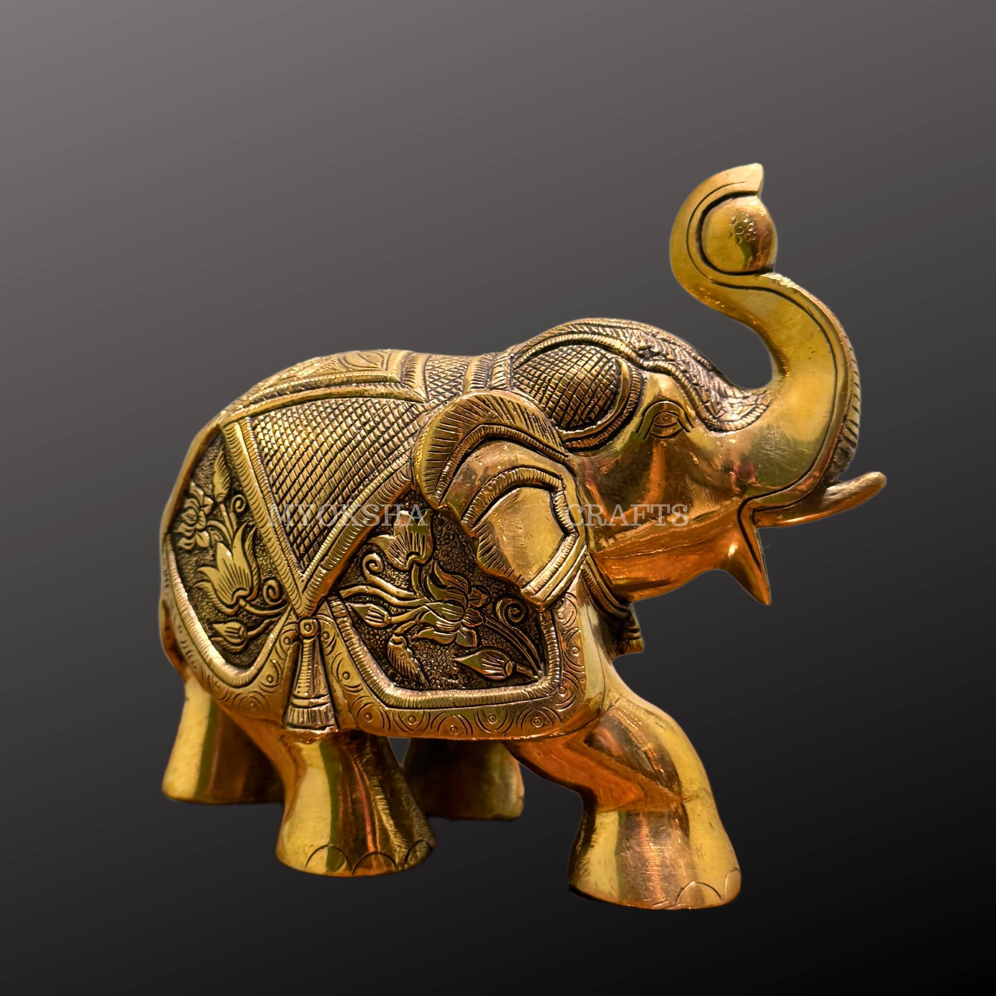 Brass Elephant Idol | Grocsy