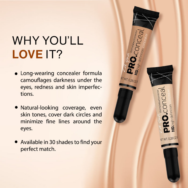 L.A. Girl HD Pro Conceal - Bisque | Grocsy