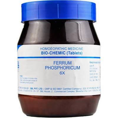 SBL Homeopathy Ferrum Phosphorica Biochemic Tablets | Grocsy