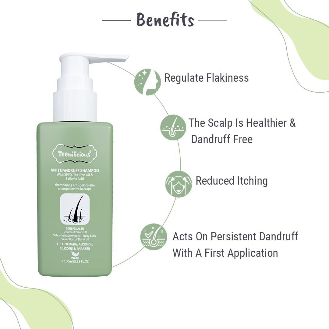 Teenilicious Anti Dandruff Shampoo With Natural Tea Tree Oil | Grocsy